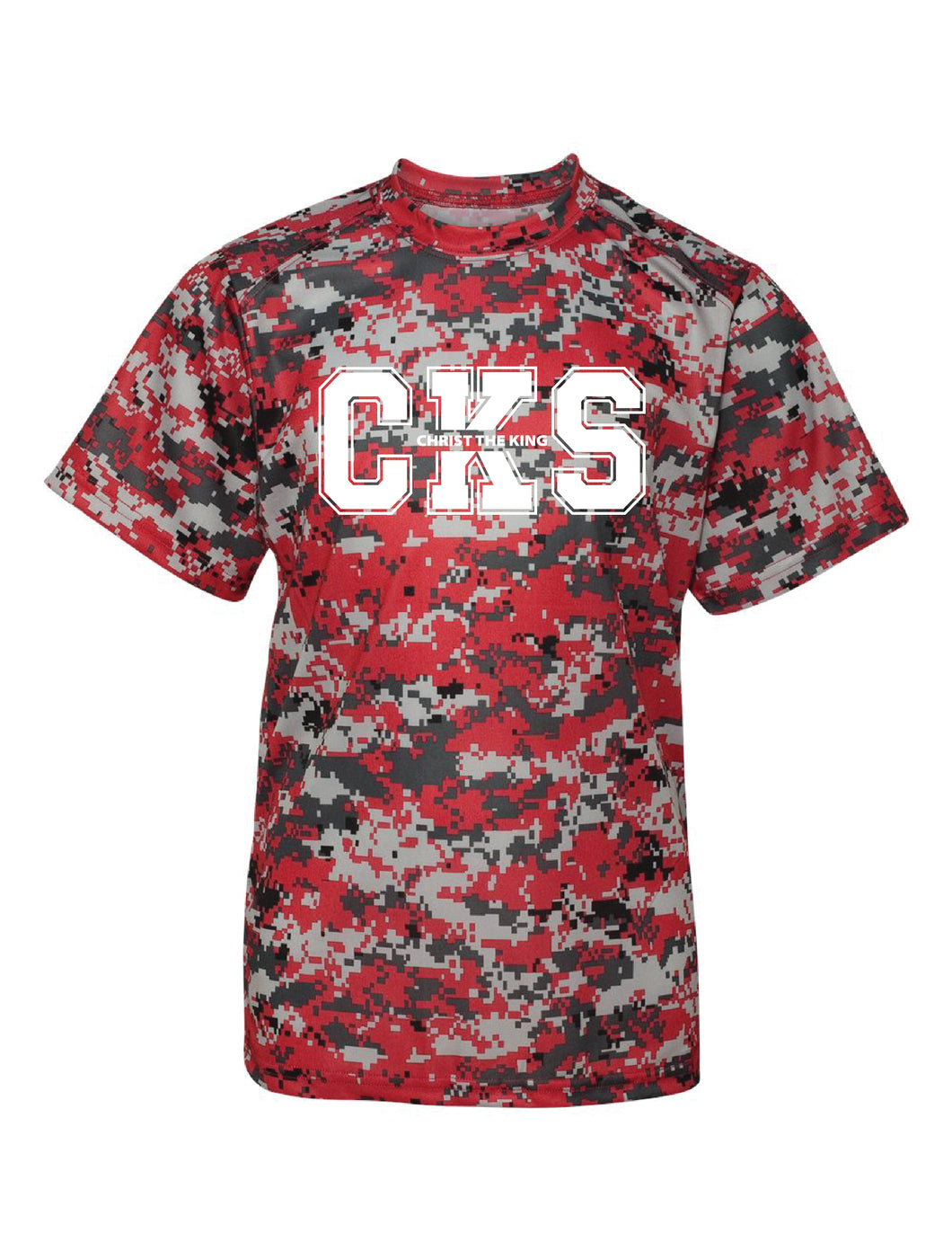 CKS - Badger Camo T-Shirt - Red/Grey