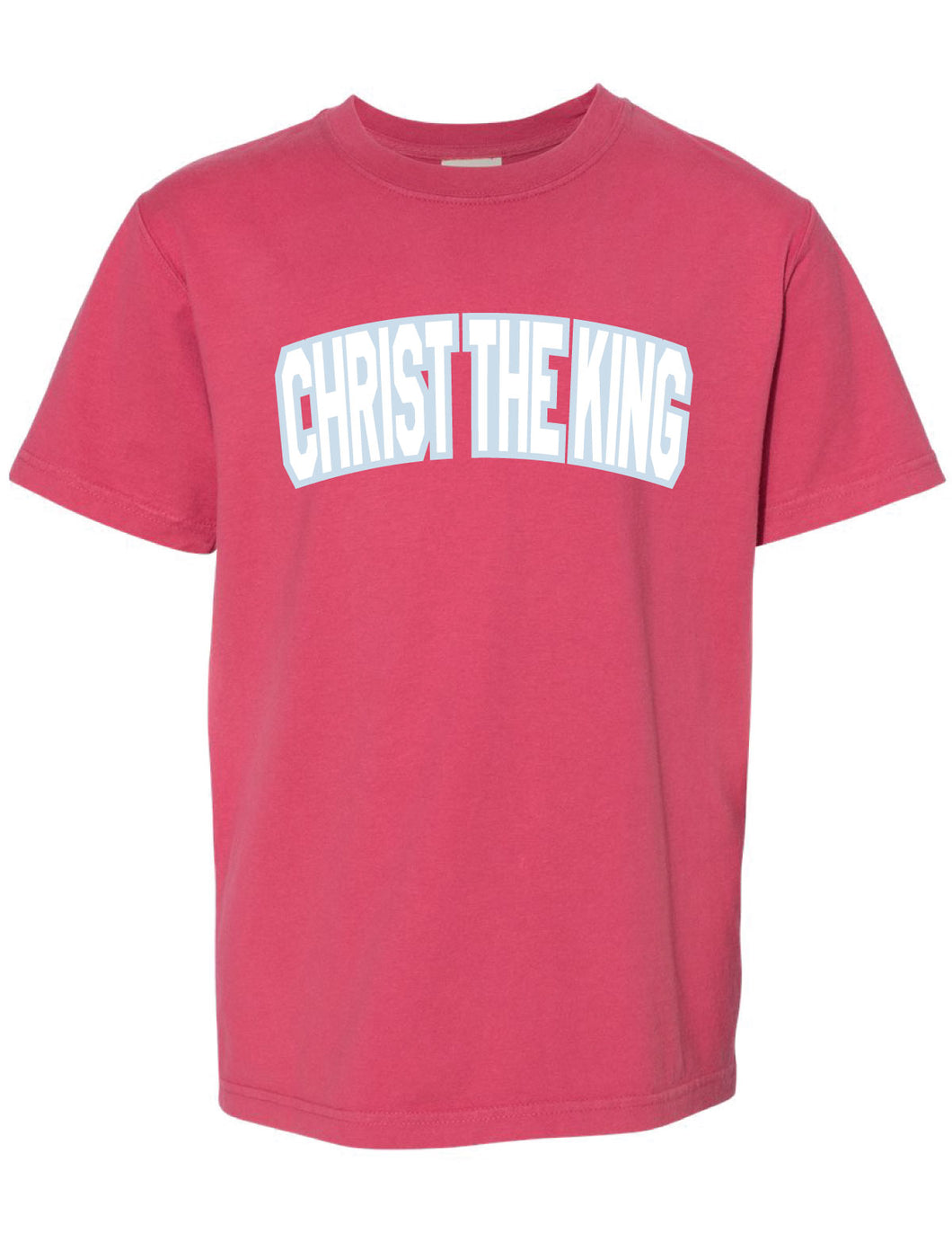 Christ The King - Comfort Wash Short Sleeve Girls T-Shirt