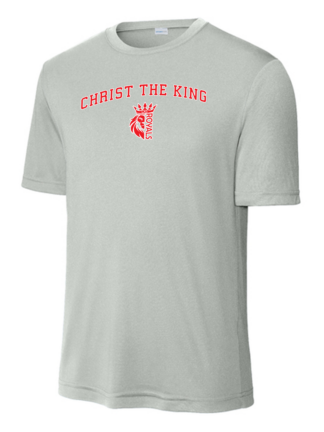 Christ The King Dry Fit Short Sleeve T-Shirt - Silver