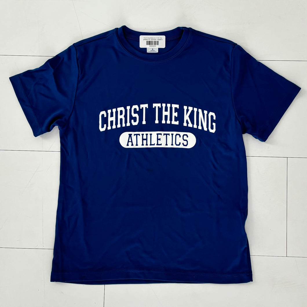 Christ The King Athletics Dry Fit T-Shirt - Blue