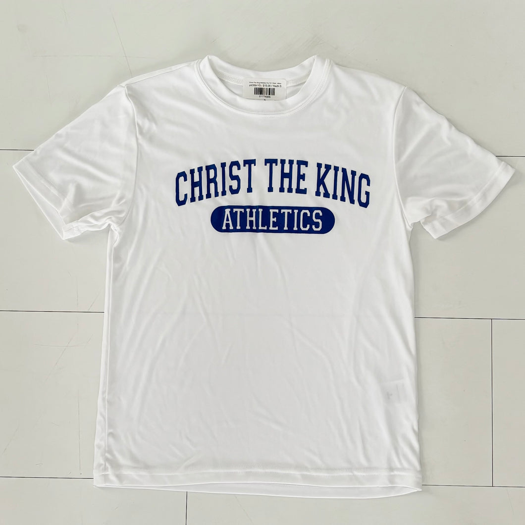 Christ The King Athletics Dry Fit T-Shirt - White