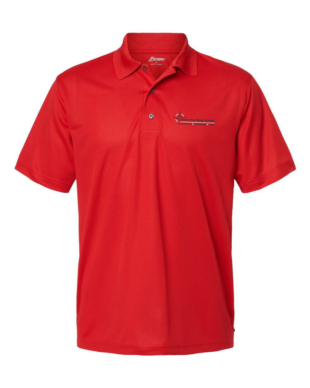 YOUTH - Dry Fit Short Sleeve Polo - Red