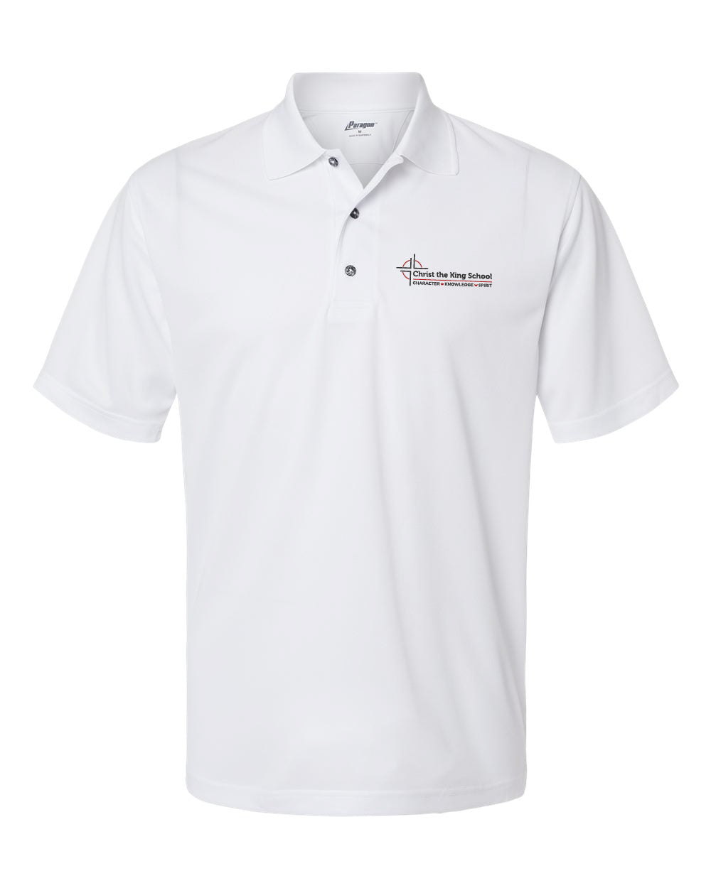 ADULT - Dry Fit Short Sleeve Polo White